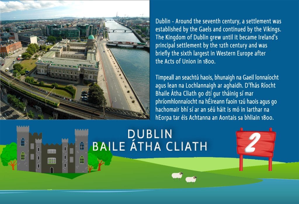 People playing BOTÍN bilingual Irish board game – learn Irish language with table games, Ireland jigsaws, and fun travel challenges.