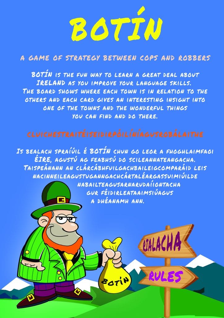 BOTÍN Irish Board Game – Learn Irish with Table Games & Jigsaws | Botin Ireland People playing BOTÍN bilingual Irish board game – learn Irish language with table games, Ireland jigsaws, and fun travel challenges.